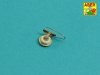 Aber 16202 German Accessories for Horn, Notek, Front, Tail Convoy Lights 1/16